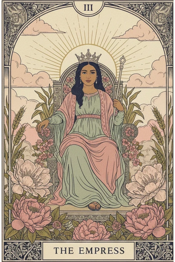 The Empress — original Aura Guide Alchemy Tarot artwork